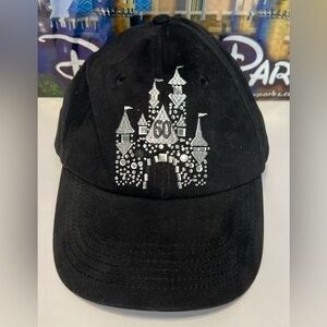 Disney Parks Disneyland 60th Diamond Anniversary Sparkle Castle Baseball Hat Cap